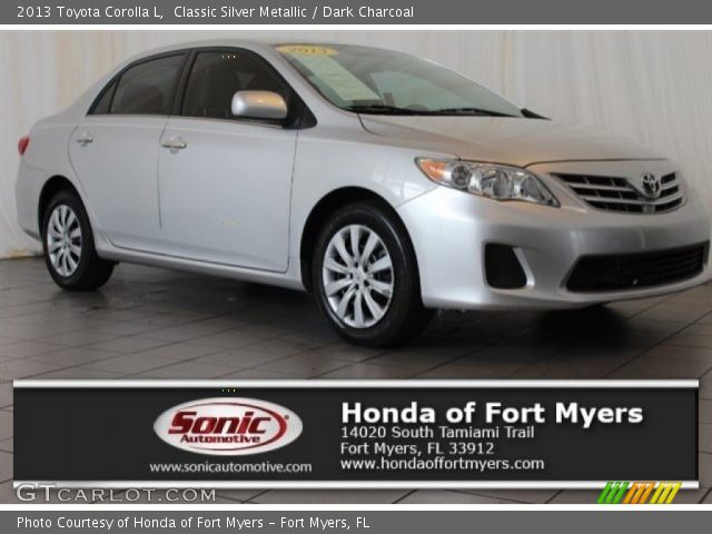 2013 Toyota Corolla L in Classic Silver Metallic