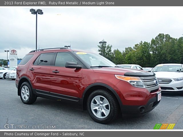 2013 Ford Explorer FWD in Ruby Red Metallic