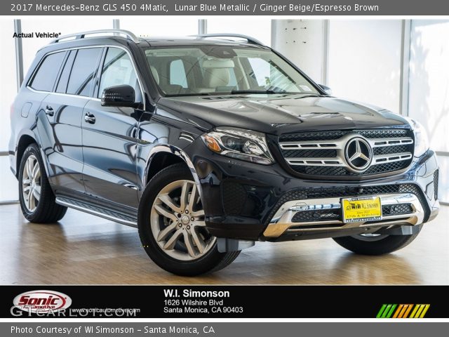 2017 Mercedes-Benz GLS 450 4Matic in Lunar Blue Metallic