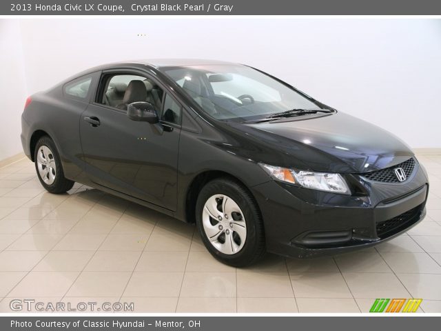 2013 Honda Civic LX Coupe in Crystal Black Pearl