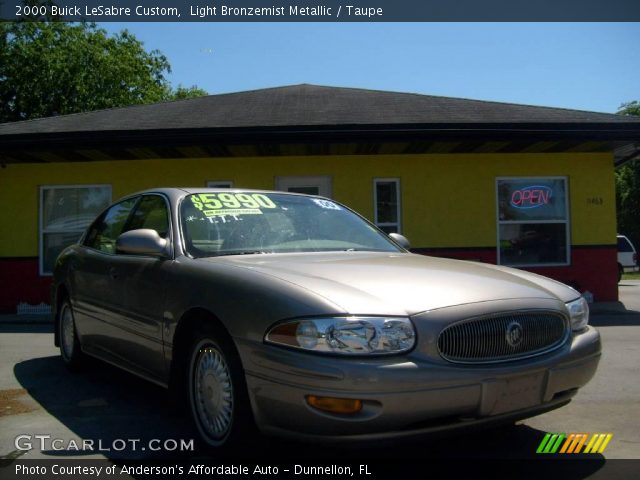 2000 Buick LeSabre Custom in Light Bronzemist Metallic