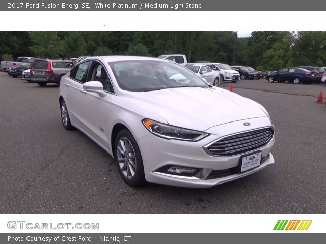 2017 Ford Fusion Energi SE in White Platinum