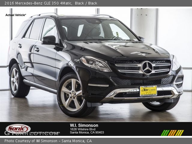 2016 Mercedes-Benz GLE 350 4Matic in Black