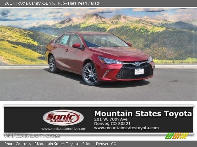 2017 Toyota Camry XSE V6 in Ruby Flare Pearl