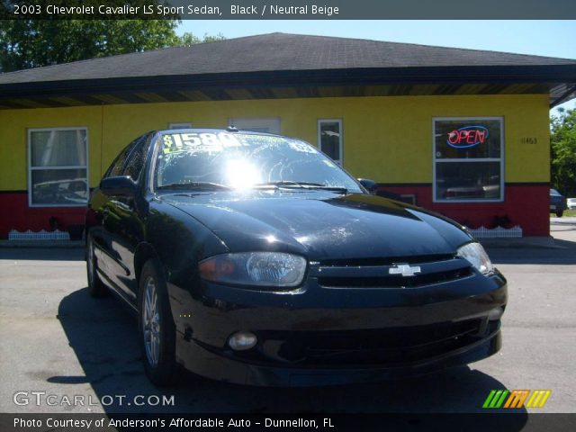 2003 Chevrolet Cavalier LS Sport Sedan in Black