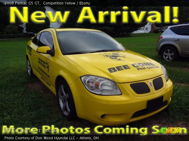 2008 Pontiac G5 GT in Competition Yellow