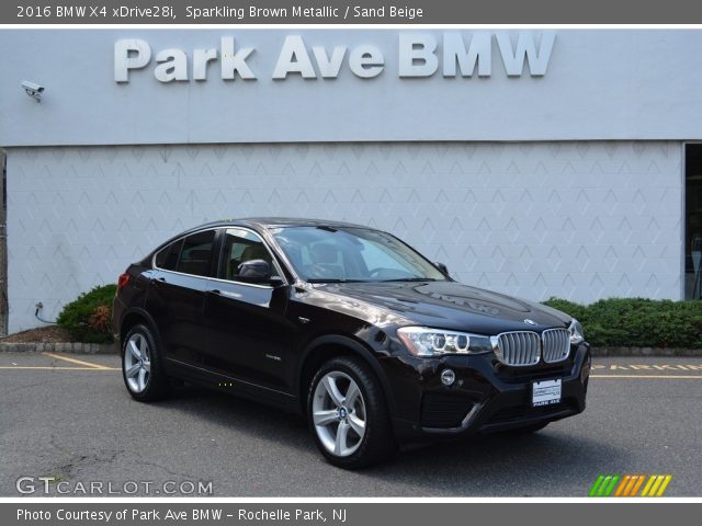 2016 BMW X4 xDrive28i in Sparkling Brown Metallic