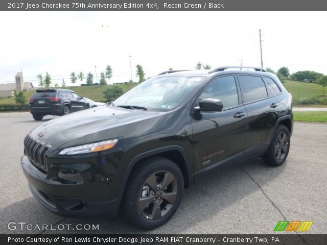 2017 Jeep Cherokee 75th Anniversary Edition 4x4 in Recon Green