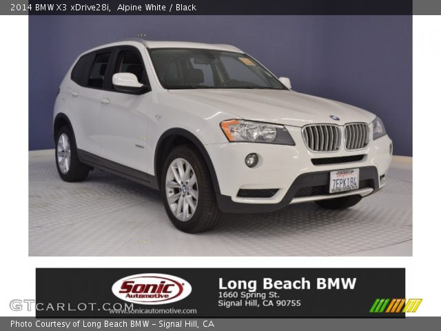 2014 BMW X3 xDrive28i in Alpine White