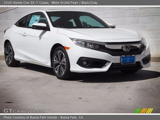 2016 Honda Civic EX-T Coupe in White Orchid Pearl