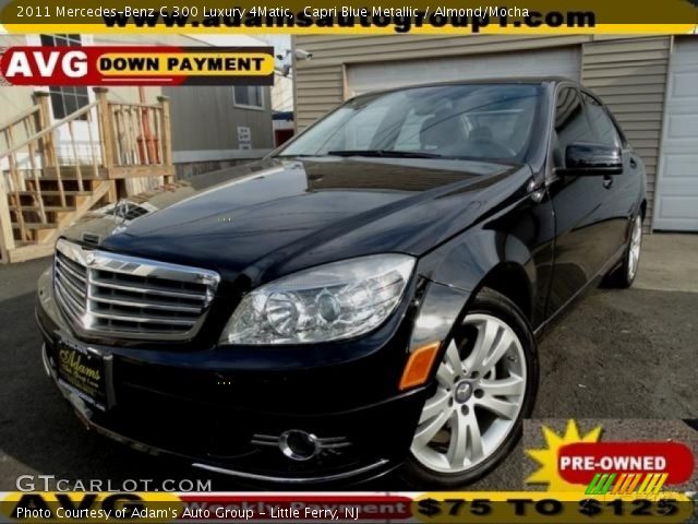 2011 Mercedes-Benz C 300 Luxury 4Matic in Capri Blue Metallic