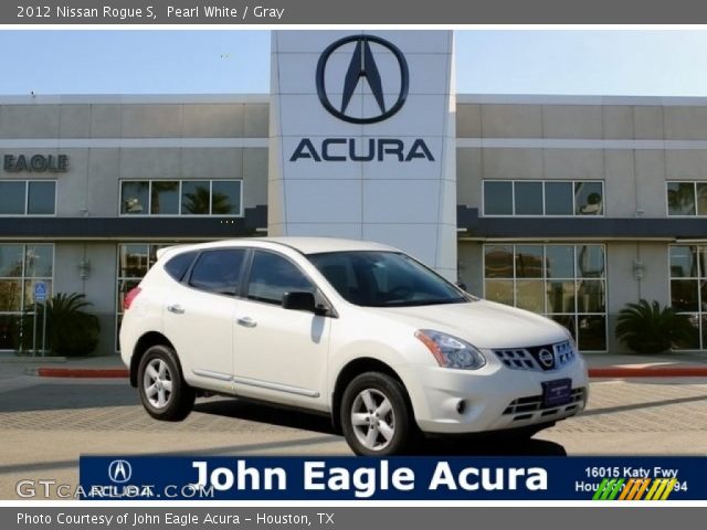 2012 Nissan Rogue S in Pearl White