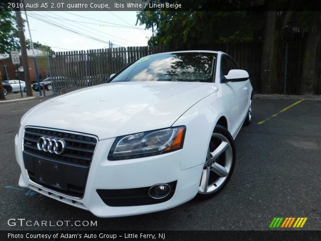 2010 Audi A5 2.0T quattro Coupe in Ibis White
