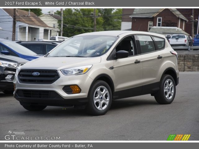2017 Ford Escape S in White Gold