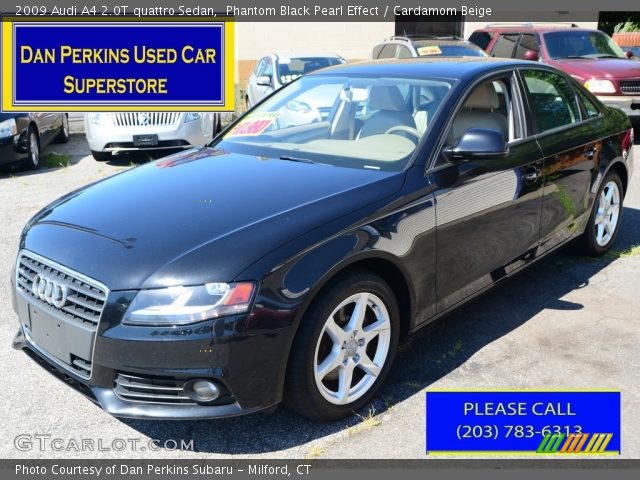 2009 Audi A4 2.0T quattro Sedan in Phantom Black Pearl Effect