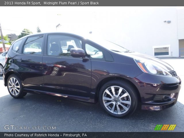 2013 Honda Fit Sport in Midnight Plum Pearl