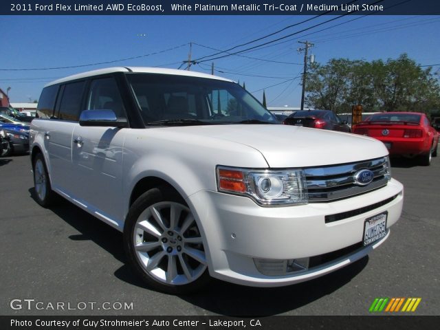 2011 Ford Flex Limited AWD EcoBoost in White Platinum Metallic Tri-Coat