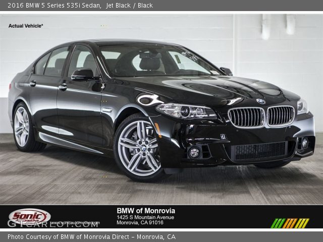 2016 BMW 5 Series 535i Sedan in Jet Black