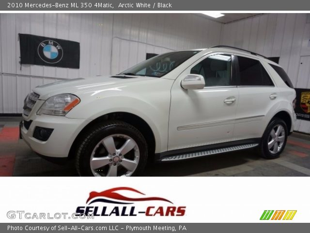 2010 Mercedes-Benz ML 350 4Matic in Arctic White
