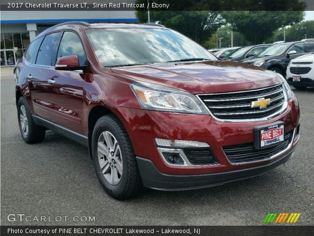 2017 Chevrolet Traverse LT in Siren Red Tintcoat