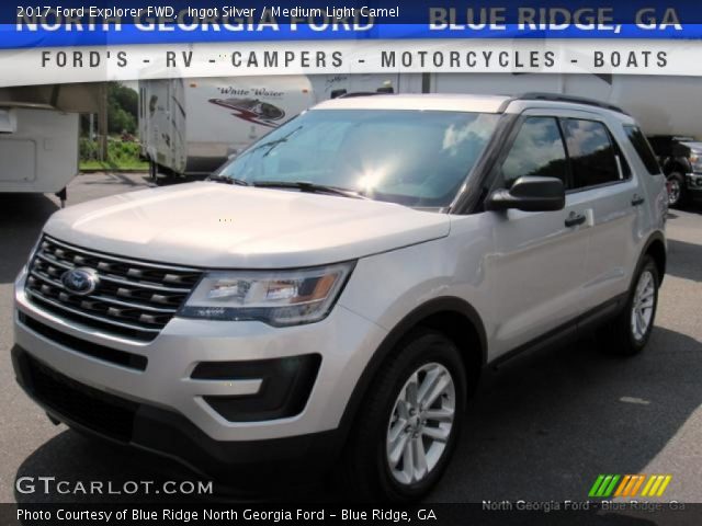 2017 Ford Explorer FWD in Ingot Silver