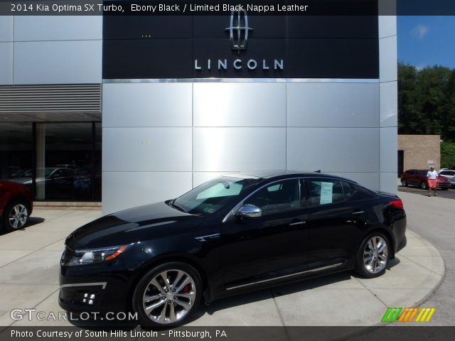 2014 Kia Optima SX Turbo in Ebony Black