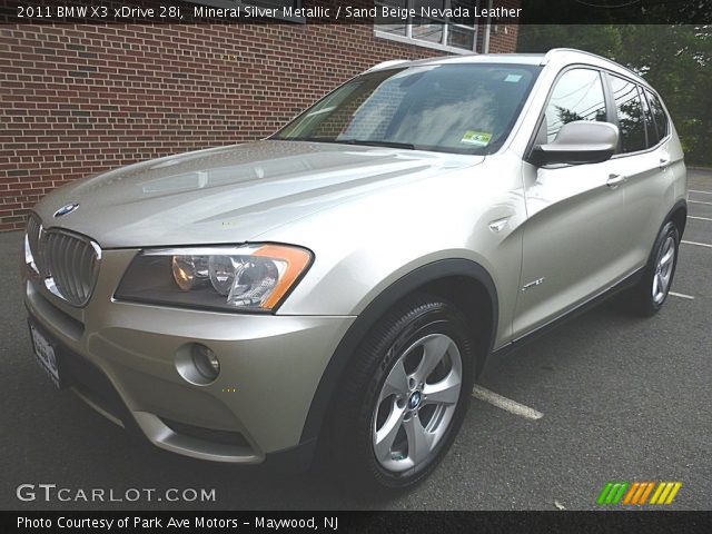 2011 BMW X3 xDrive 28i in Mineral Silver Metallic