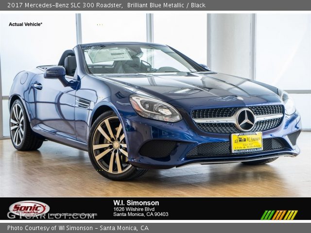 2017 Mercedes-Benz SLC 300 Roadster in Brilliant Blue Metallic