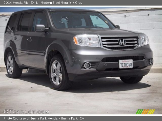 2014 Honda Pilot EX-L in Modern Steel Metallic