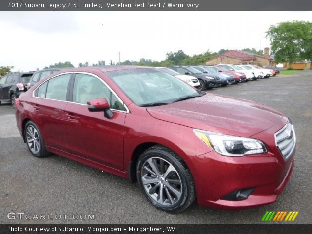 2017 Subaru Legacy 2.5i Limited in Venetian Red Pearl