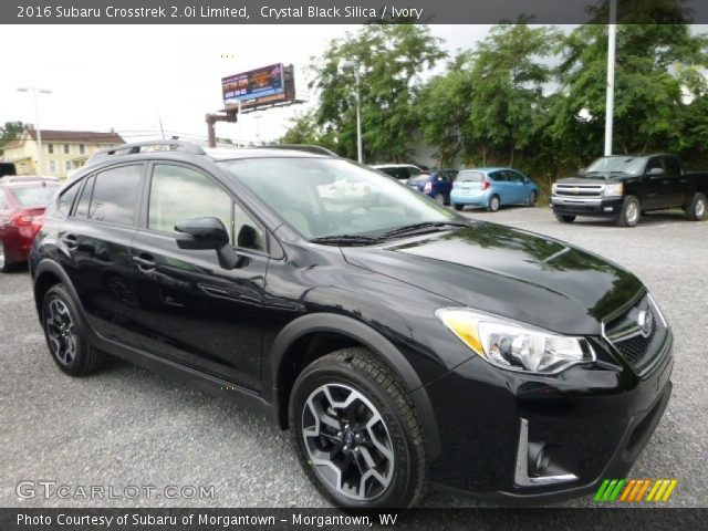 2016 Subaru Crosstrek 2.0i Limited in Crystal Black Silica