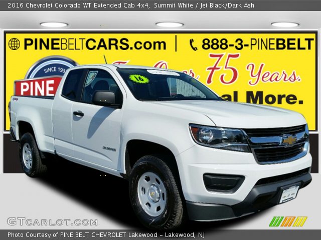 2016 Chevrolet Colorado WT Extended Cab 4x4 in Summit White