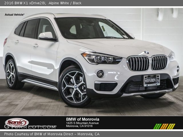 2016 BMW X1 xDrive28i in Alpine White