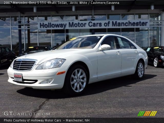 2007 Mercedes-Benz S 550 4Matic Sedan in Arctic White
