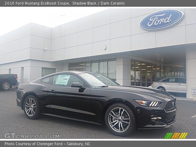 2016 Ford Mustang EcoBoost Coupe in Shadow Black