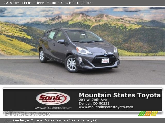 2016 Toyota Prius c Three in Magnetic Gray Metallic