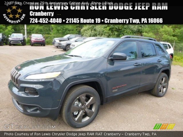 2017 Jeep Cherokee 75th Anniversary Edition 4x4 in Rhino
