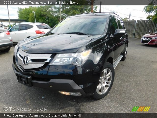 2008 Acura MDX Technology in Formal Black