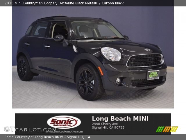 2016 Mini Countryman Cooper in Absolute Black Metallic