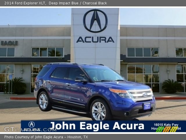 2014 Ford Explorer XLT in Deep Impact Blue
