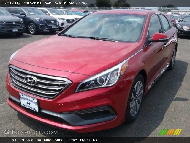 2017 Hyundai Sonata Sport in Scarlet Red