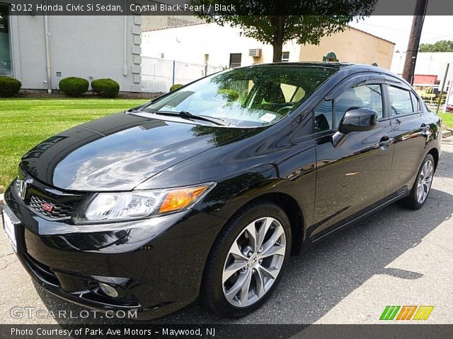 2012 Honda Civic Si Sedan in Crystal Black Pearl