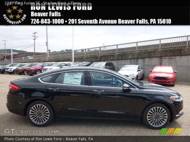 2017 Ford Fusion SE in Shadow Black