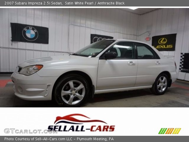 2007 Subaru Impreza 2.5i Sedan in Satin White Pearl