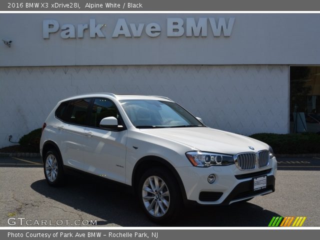 2016 BMW X3 xDrive28i in Alpine White