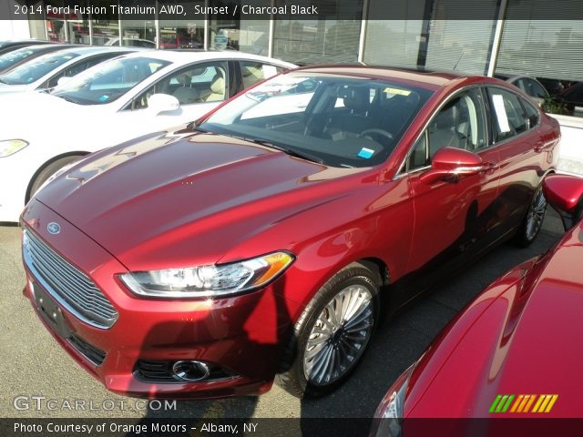 2014 Ford Fusion Titanium AWD in Sunset
