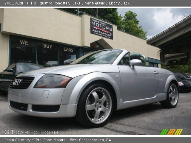 2001 Audi TT 1.8T quattro Roadster in Lake Silver Metallic