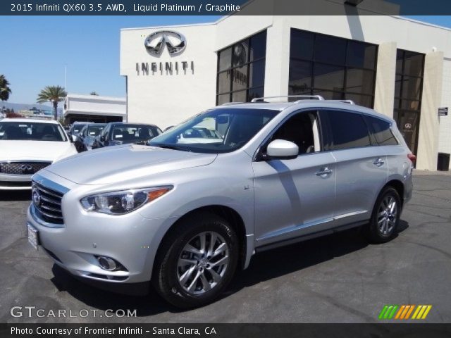 2015 Infiniti QX60 3.5 AWD in Liquid Platinum