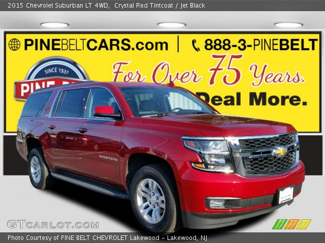 2015 Chevrolet Suburban LT 4WD in Crystal Red Tintcoat