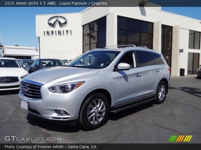 2015 Infiniti QX60 3.5 AWD in Liquid Platinum